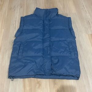 Blue Puffer Vest